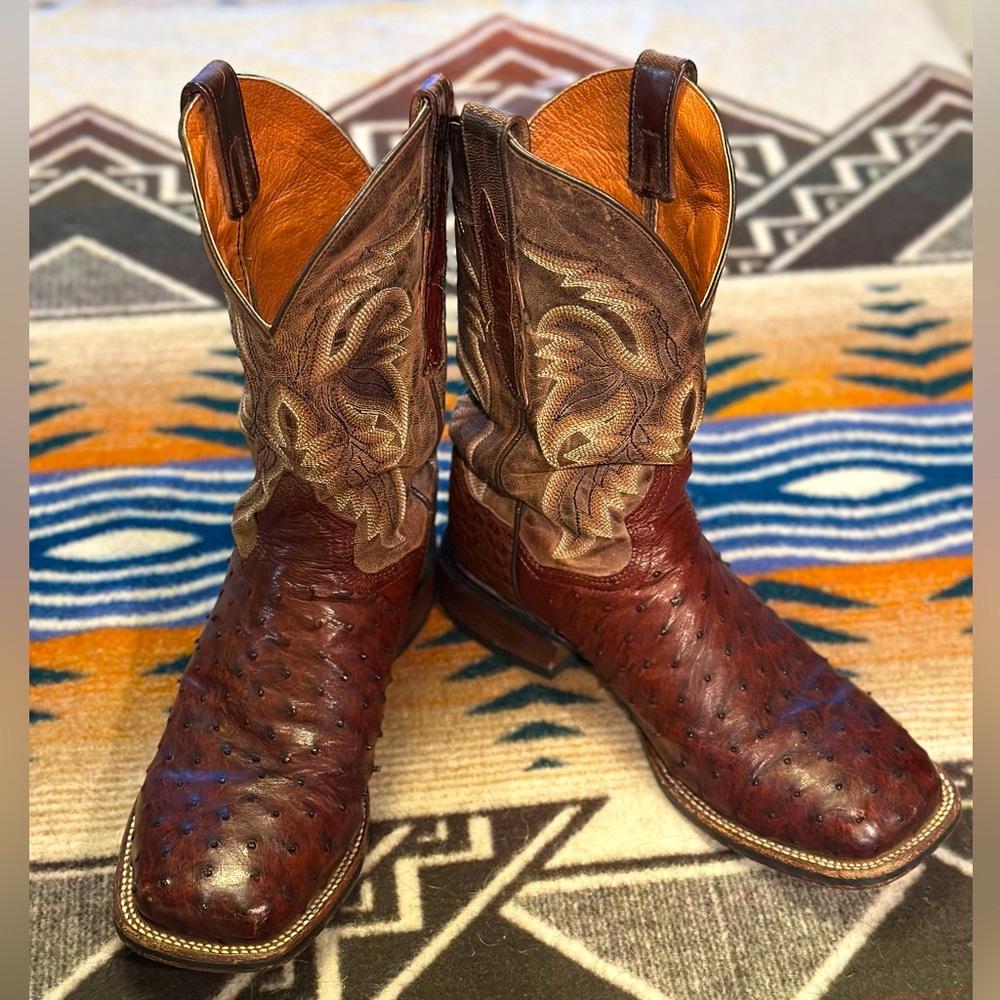 Dan Post - Alamosa Ostrich Cowboy Boots - Men’s 9D